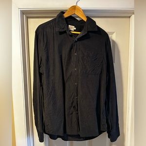 FAHERTY (corduroy stretch shirt) black - warn twice